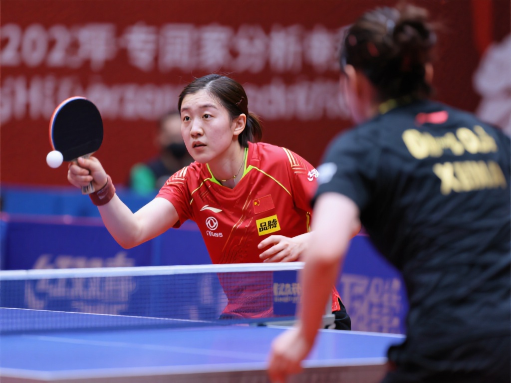 乒乓球名将钱天一强势晋级女单16强